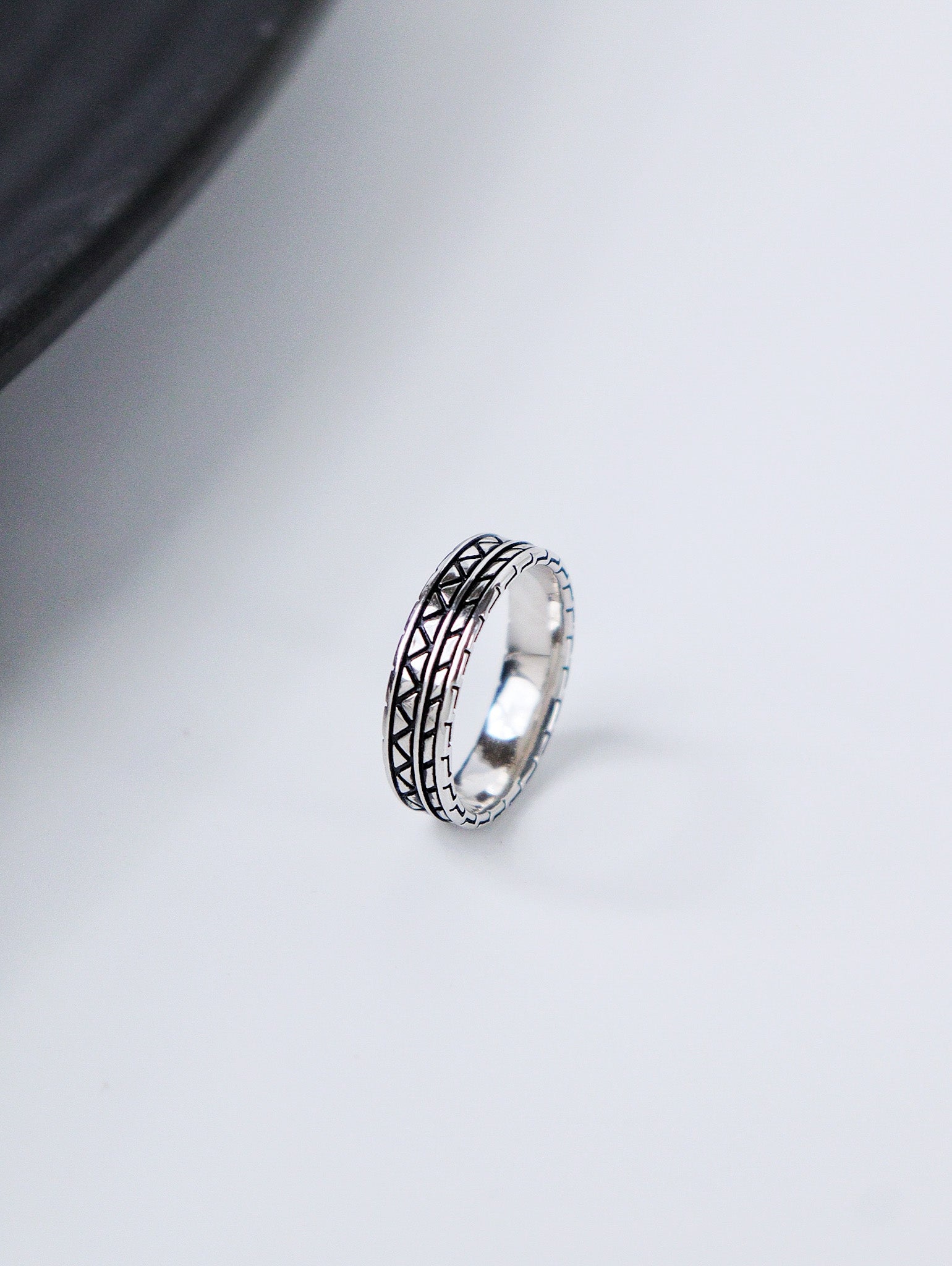 The "Triangle Weave" Ring