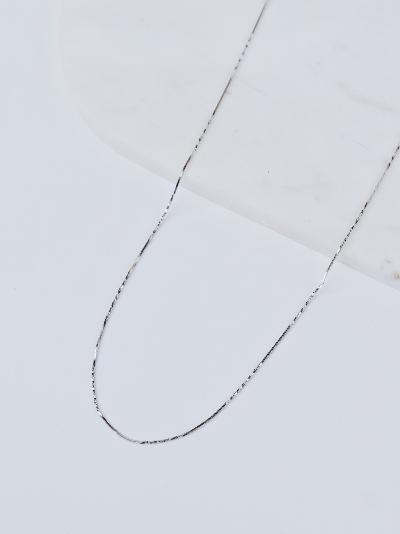 Silver Sleek Snake Chain