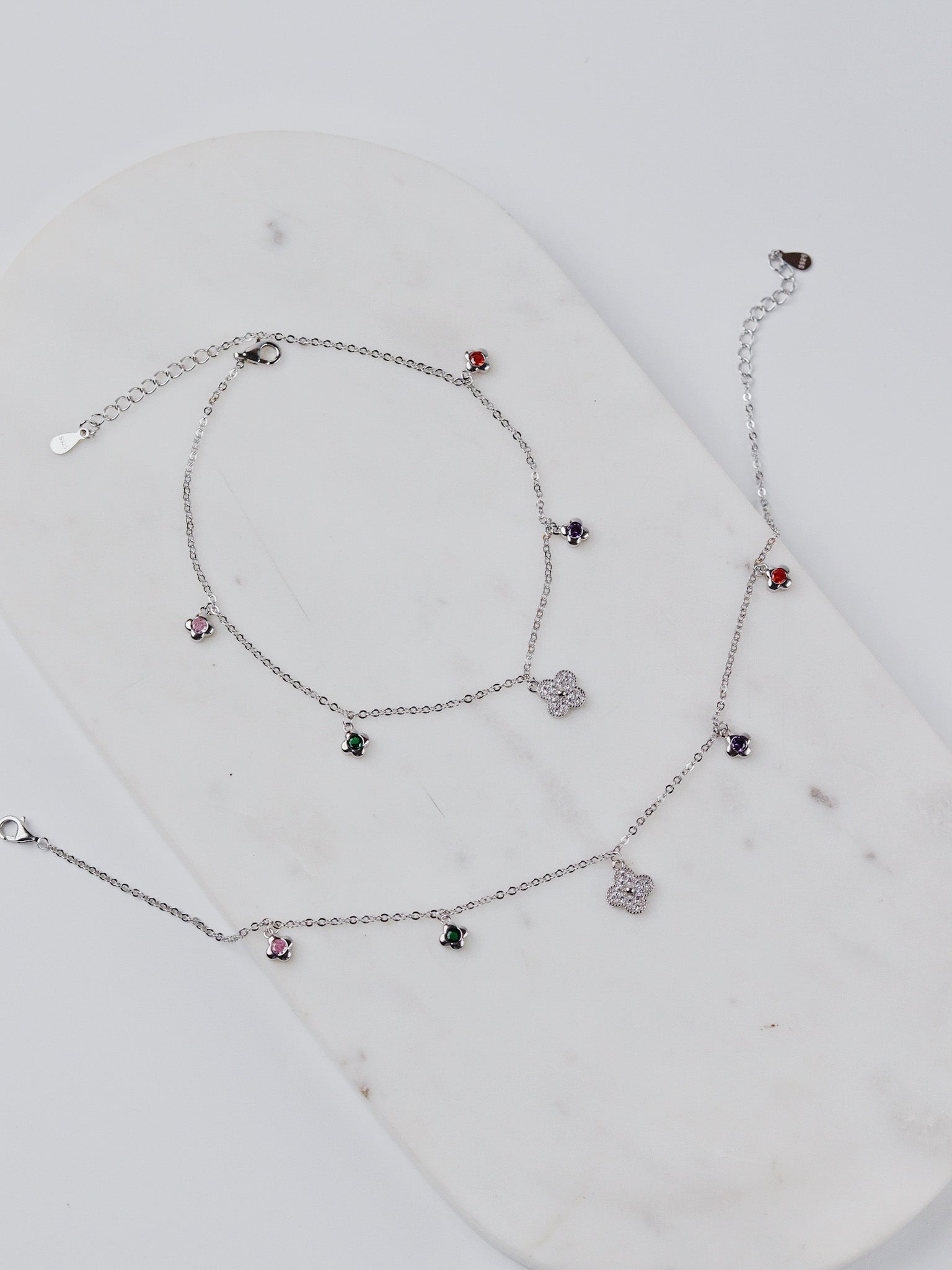 Celestial Bloom Anklet Set