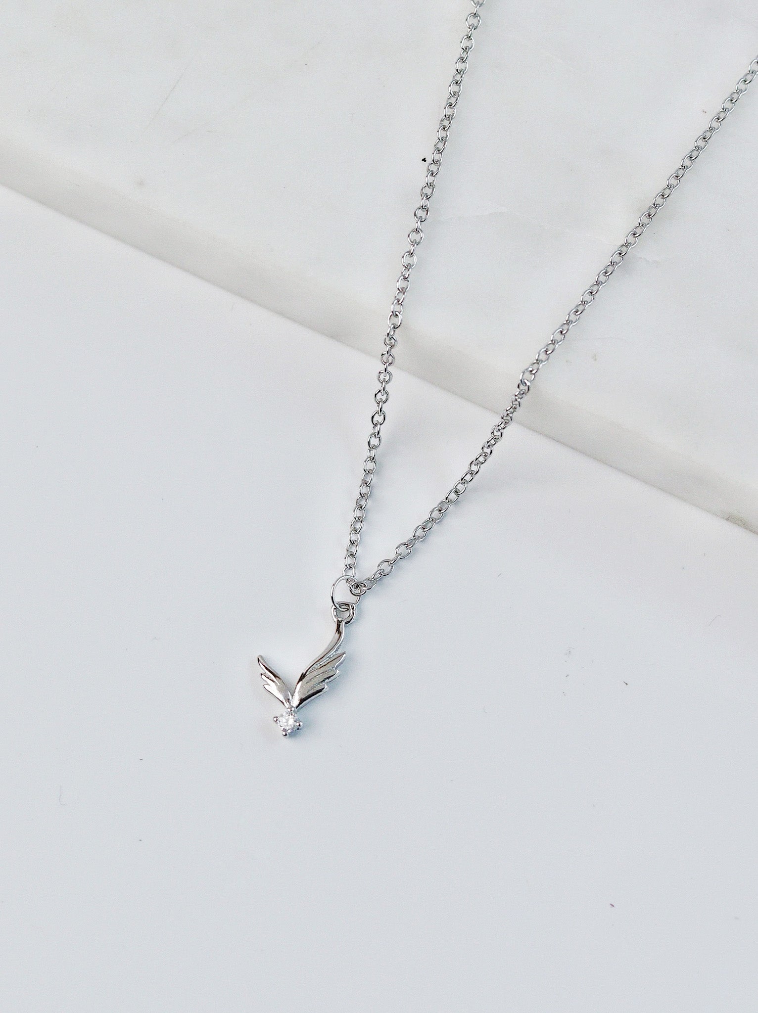 Wings of Grace Pendant Necklace