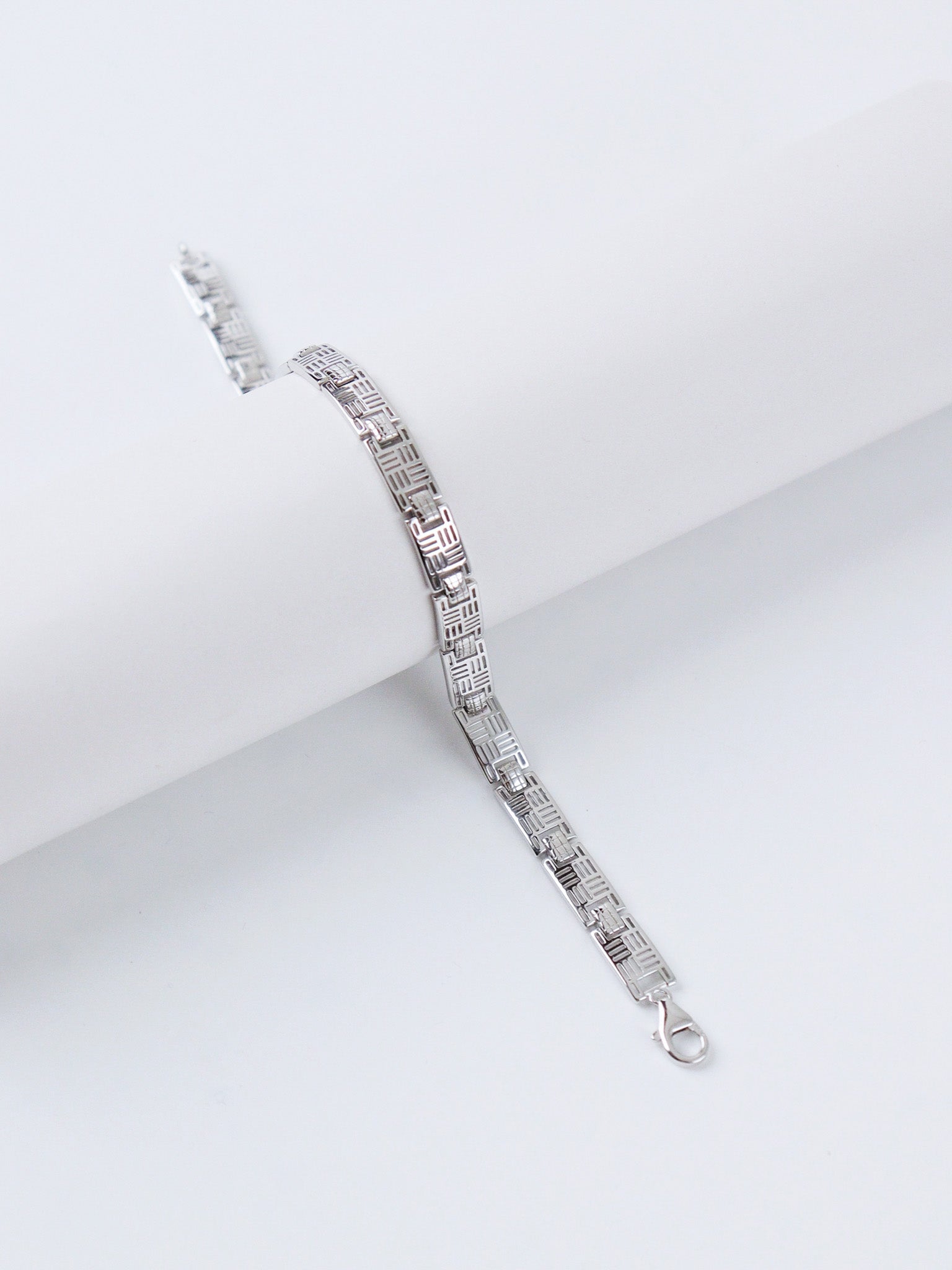 Labyrinth Silver Bracelet
