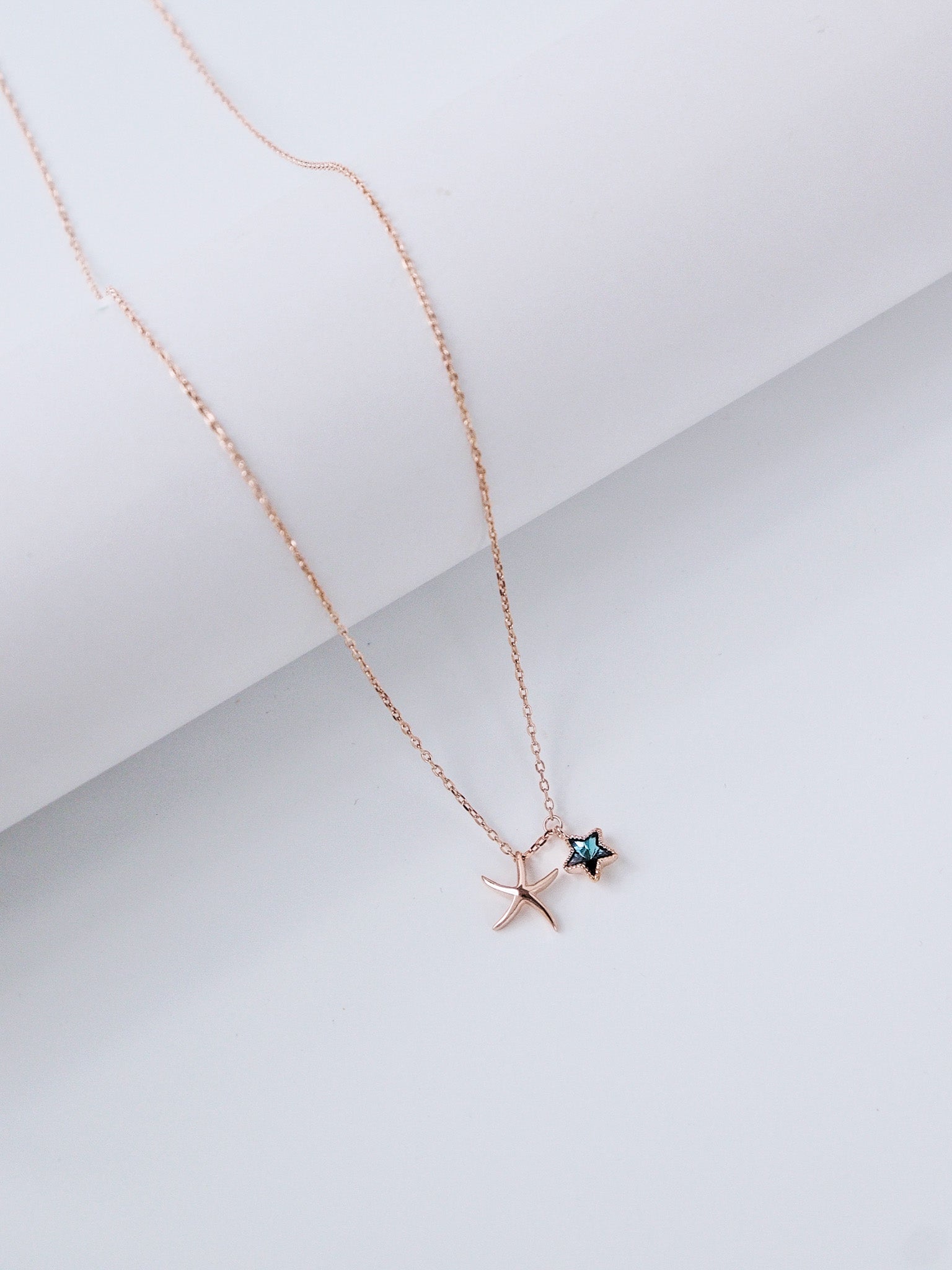 Celestial Coastline Charm Necklace