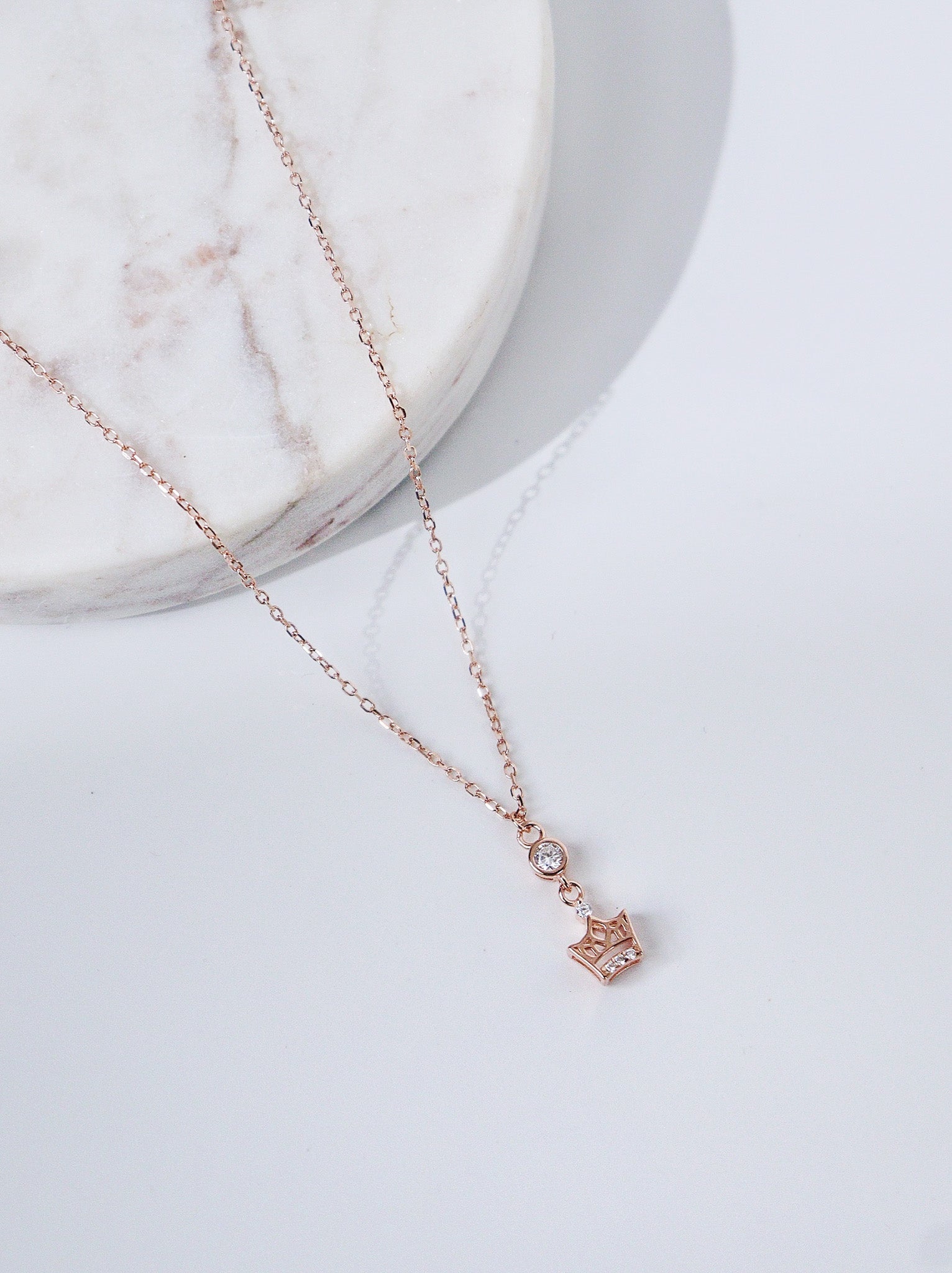 Petite Princess Crown Necklace